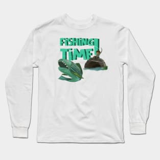 fishing time Long Sleeve T-Shirt